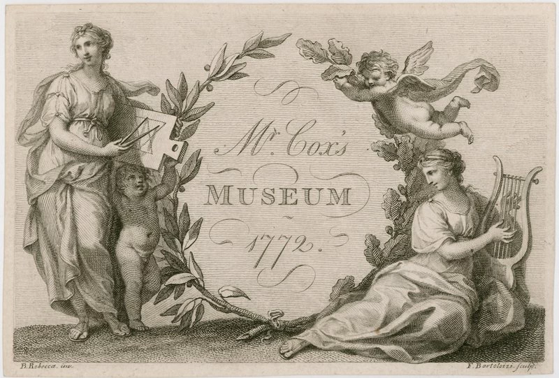 Biglietto del Museo di Cox, 1772 1